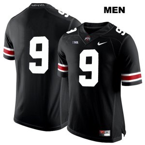 Men's NCAA Ohio State Buckeyes Binjimen Victor #9 College Stitched No Name Authentic Nike White Number Black Football Jersey XP20X86HO